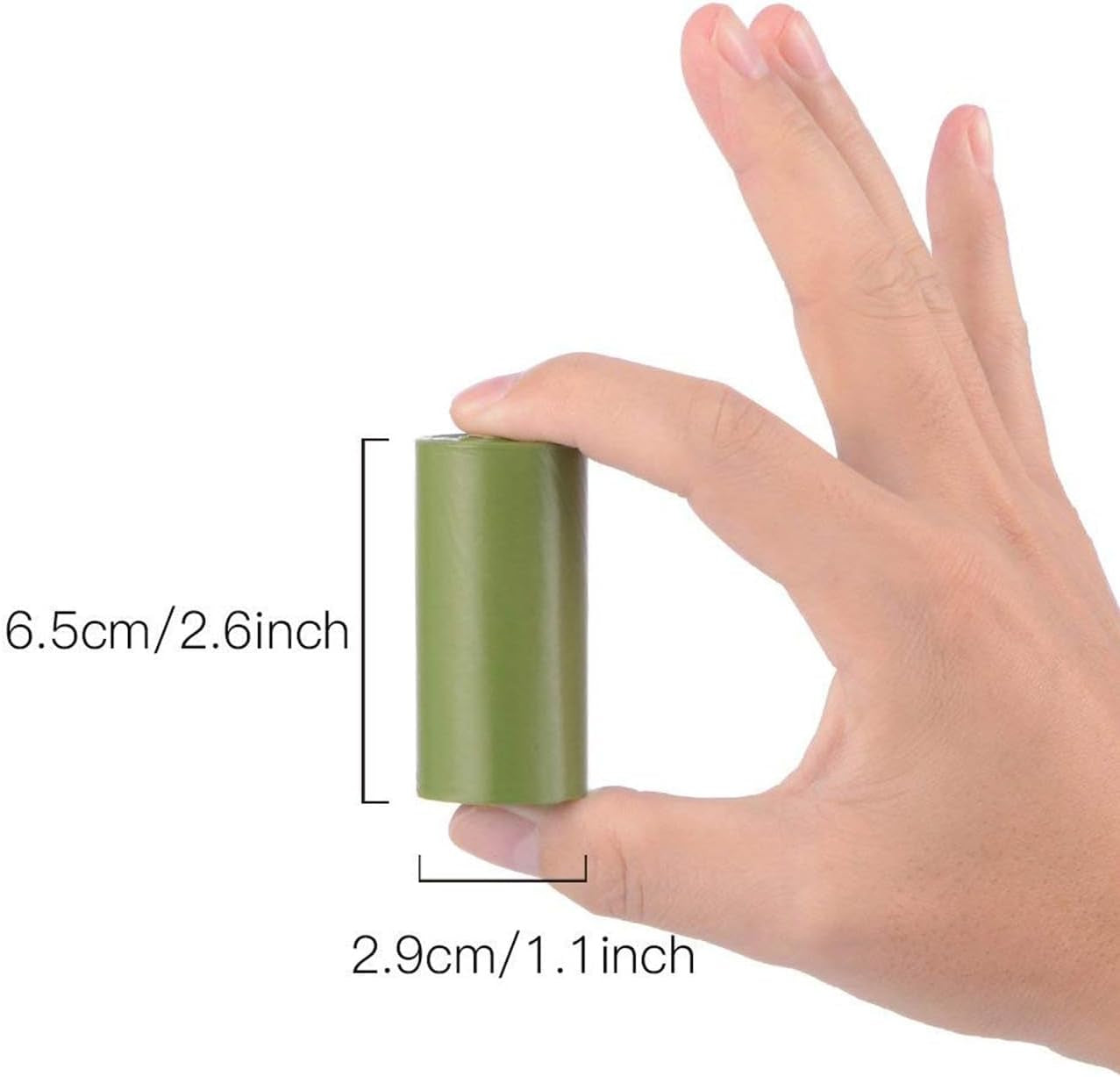 Dog Poop Bag Biodegradable Scented: Leak Proof Dog Waste Bags with 1 Dispenser, 18 Rolls Refills Poop Bags -450 Counts