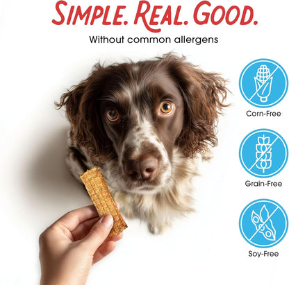 Filler Free Dogs Love Chicken Premium Jerky Treats for Dogs, 3 Lb. Bag