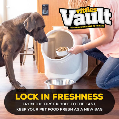 Vittles Vault Stackable Dog Food Storage Container with Sealing Lid, up to 40 Lbs Dry Pet Food Storage Container, Usa-Made - [20.5"L X 12"W X 16.75"H]