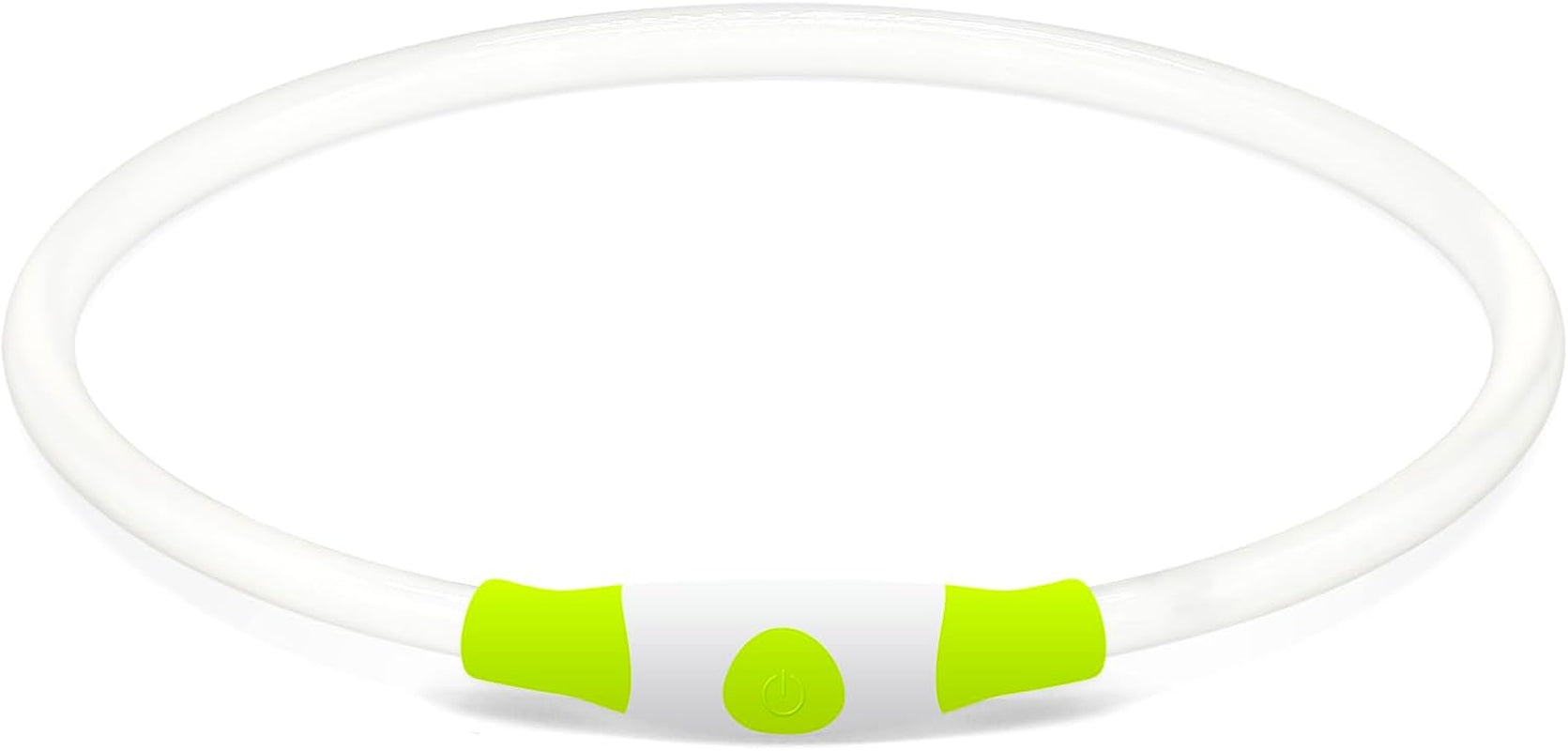 Led Dog Collar,  USB Rechargeable Flash Dog Necklace Light, Pet Safety Collar Makes Your Beloved Dogs Be Seen at Night for Small Medium Large Dogs(Green)